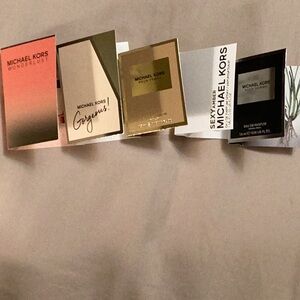 Michael Kors (4) women and (1) men sample fragrances NEW
